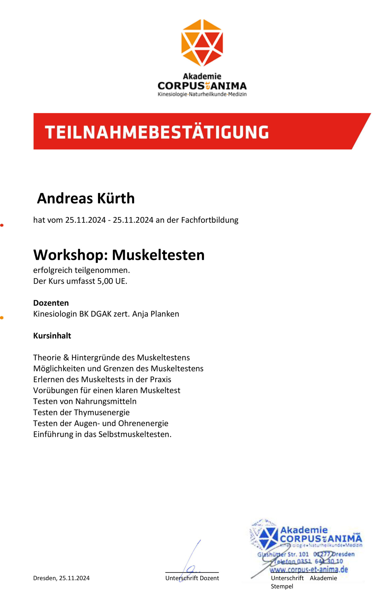 241126_Bescheinigung_Muskeltesten